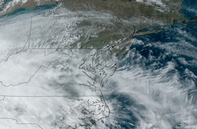 GOES IMAGE at 3:45 PM