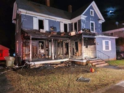 Man Burned in Salisbury House Fire