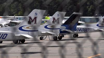 Planes at the Salisbury Airport
