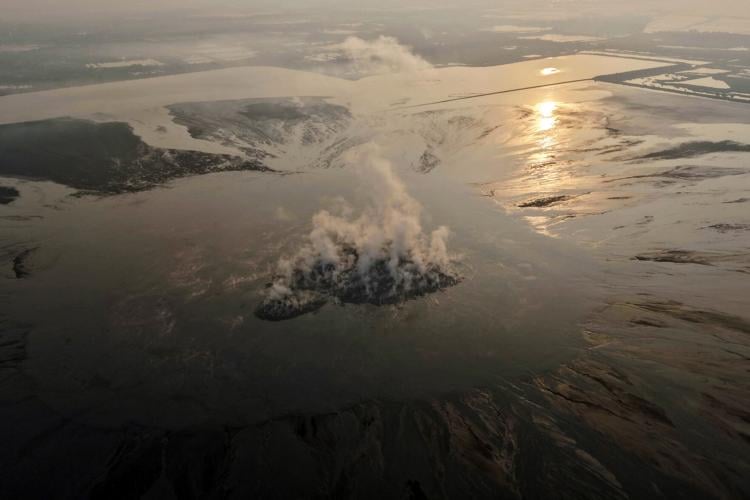 Indonesia Mud Volcano
