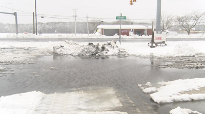 Snow and slush linger across Accomack County