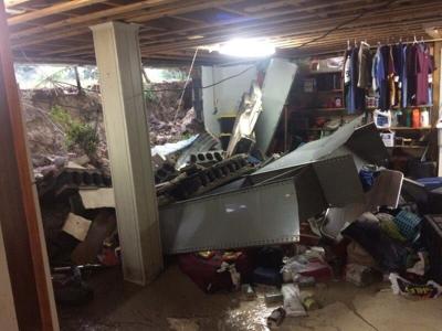 Basement Wall of Salisbury Home Collapses During Storms