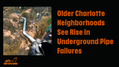 Older Charlotte Neighborhoods See Rise in Underground Pipe Failures