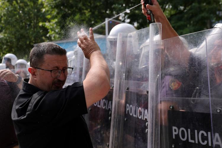 Albania Protest