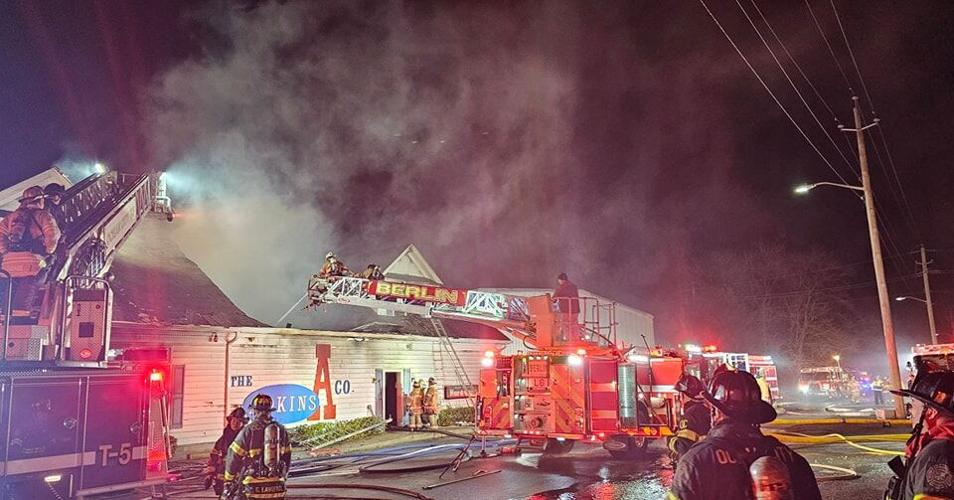 Adkins Company Destroyed in Early Morning Fire