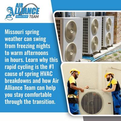 Air Alliance Team Releases Missouri Data on Seasonal HVAC Repair Trends