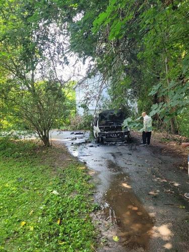 Tow Truck Causes Car Fire in Princess Anne