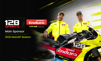 12B SPORTS Named Main Sponsor of VR46 Racing Team for the 2026 MotoGP Season