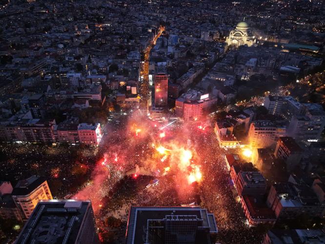 APTOPIX Serbia Election