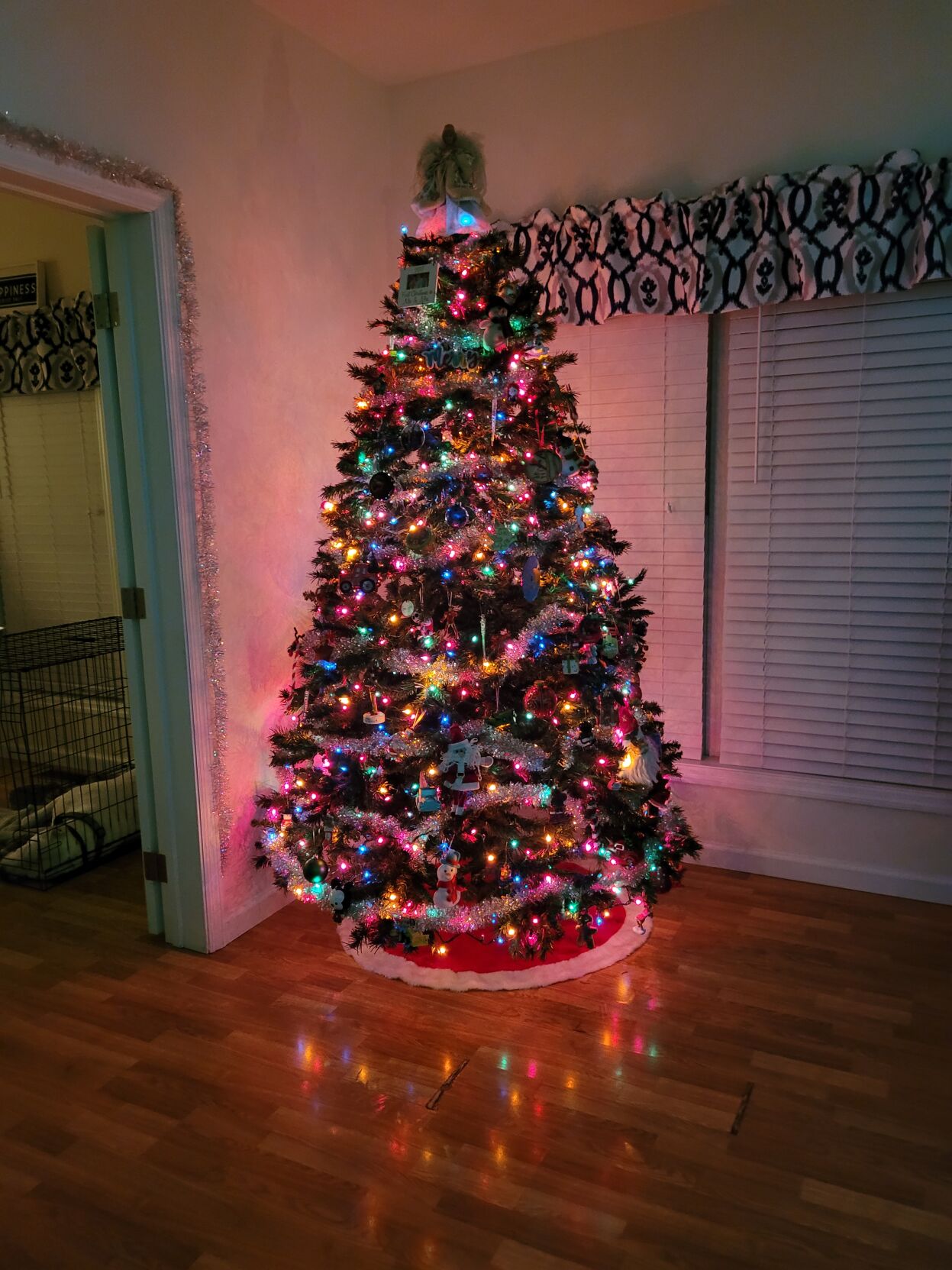 The Thomas family's Christmas tree in Rock Hall, Md.