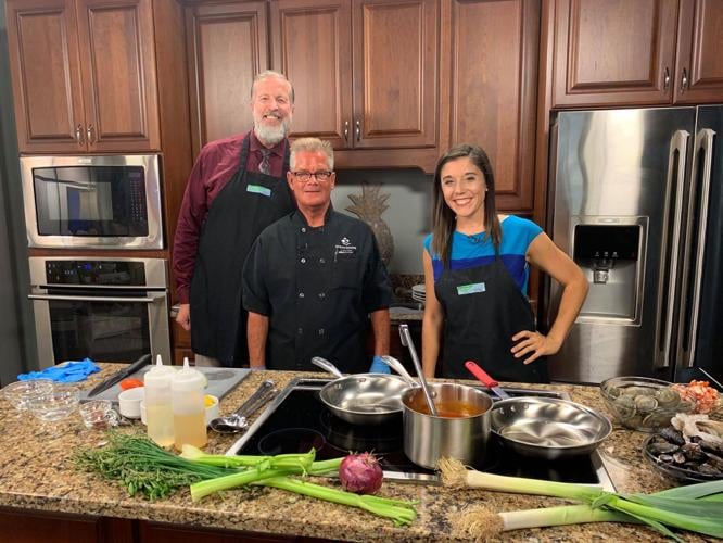Chef Jim Glenn with Jimmy & Katie