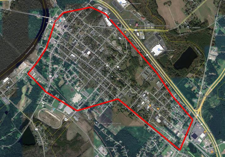 Shot-spotter coverage area