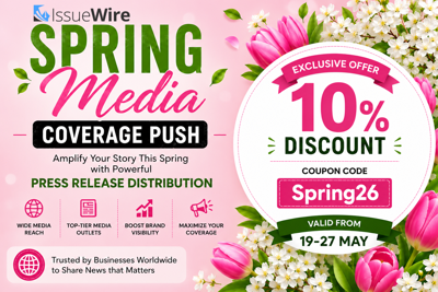 Gain Spring Media Coverage with 10% Discount on Press Release Distribution