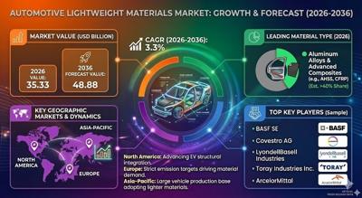 Germany Leads Automotive Lightweight Materials Shift, Backed by ArcelorMittal, BASF & Asahi Kasei