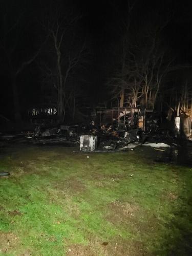 garage fire in marion station