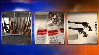 4 Arrested After Guns & Drugs Found in Greenwood Home