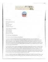 Letter From Delmarva Fisheries Assoc. and MD Charter Boat Assoc.