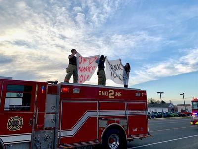 Delaware First Responders Offer Thanks, Show of Support for Bayhealth Healthcare Workers During COVID-19 Pandemic
