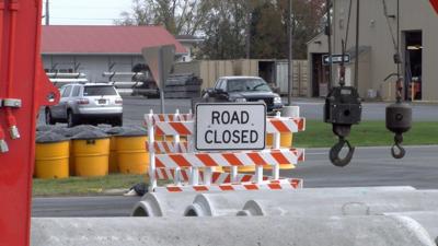 US 113 Southbound Lane Closed for Bridge Construction