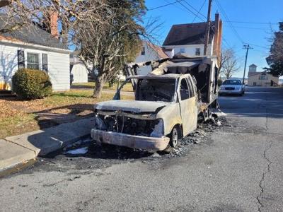car fire in dorchester county