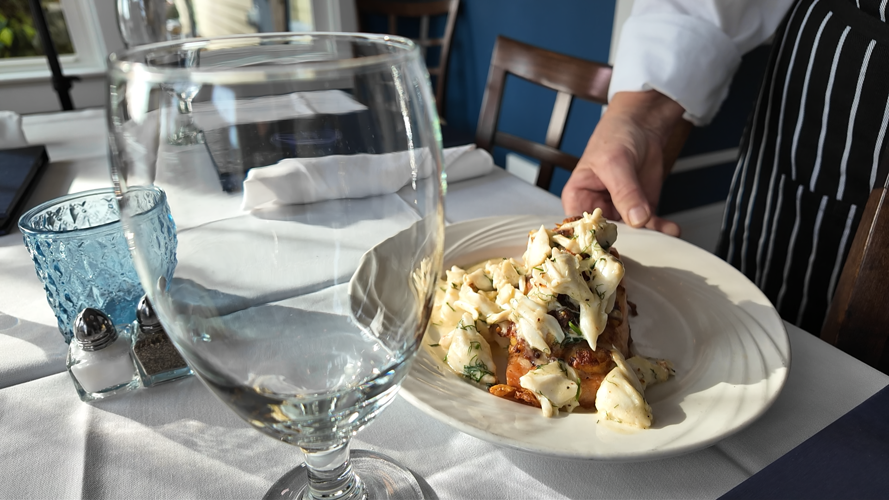 Potato Parmigiana Crusted Salmon