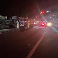 Overturned tractor trailer closes Federalsburg intersection