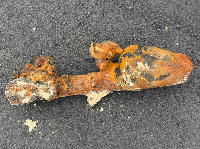 Close up recovered super bazooka