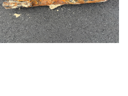 Close up recovered super bazooka