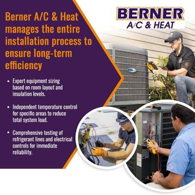 Berner A/C & Heat Expands HVAC Services for Ductless Mini Split Systems