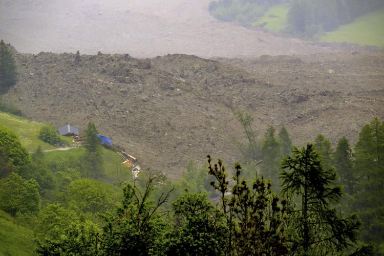 APTOPIX Switzerland Mudslide