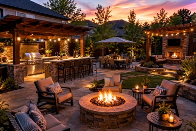 Pinnacle Landscaping New Blog About Designing Backyards for Outdoor Entertaining