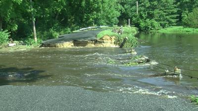 Wicomico County Road Washes Away