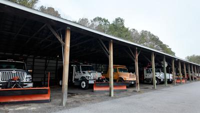 Wicomico County Roads Fleet of Snow Plows