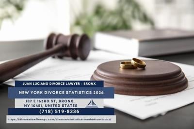 Bronx Divorce Attorney Juan Luciano Details New York Divorce Statistics and Trends for 2026