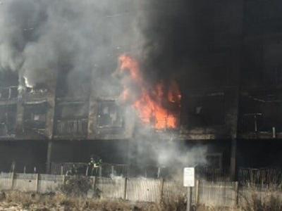 Update: Crews Battle Fire at Condo Building in Ocean City