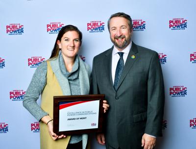 City of Milford Received Excellence in Public Power Communications Award