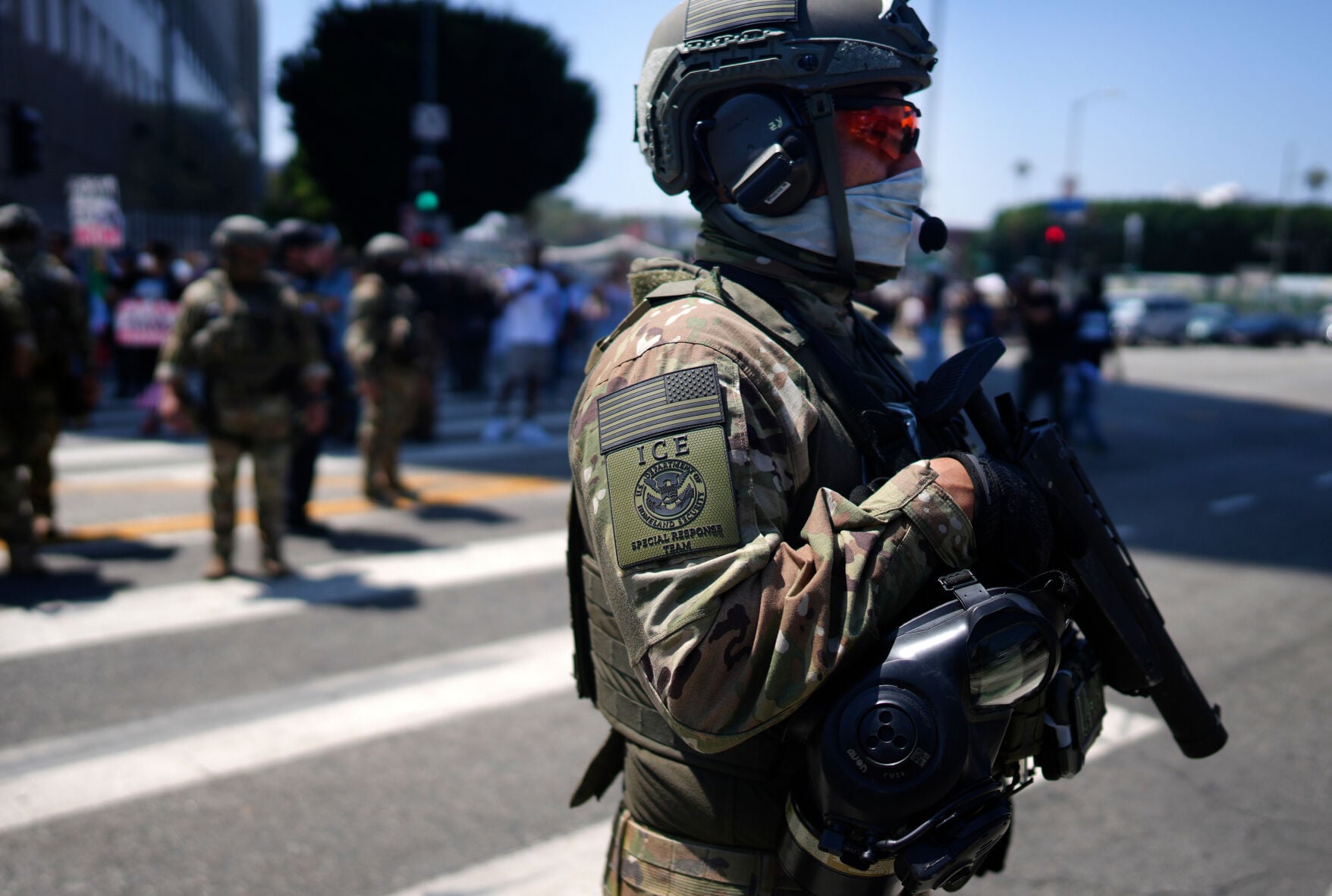 US Immigration Masked Officers