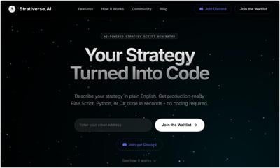 Strativerse.Ai Unveils New Tools for Turning Trading Ideas Into Executable Code