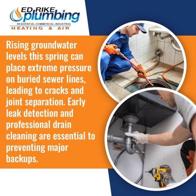 Ed Rike Plumbing Heating & Air Reports Sewer Repair Rise in Dayton, OH