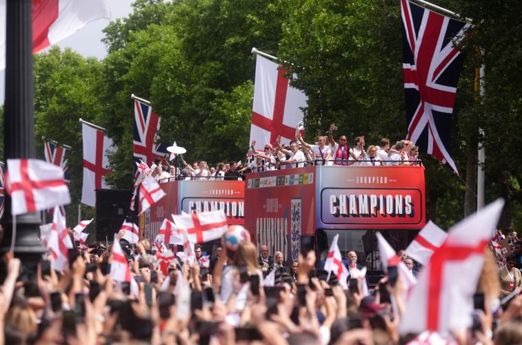 Britain England Soccer Euro 2025 Victory Parade