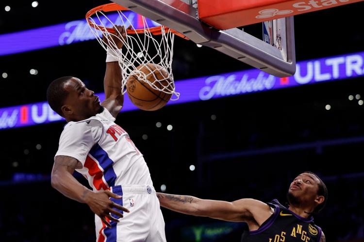Pistons Lakers Basketball