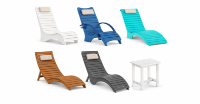 AquaCurve Highlights Design-Registered Pool-First In-Pool Lounge Chair Series for Shallow-Water Outdoor Living