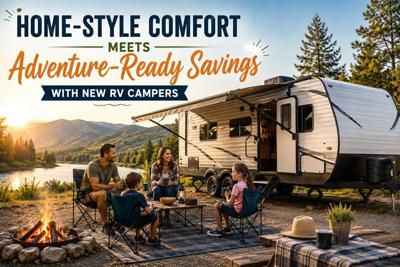 Home-Style Comfort Meets Adventure-Ready Savings With New RV Campers