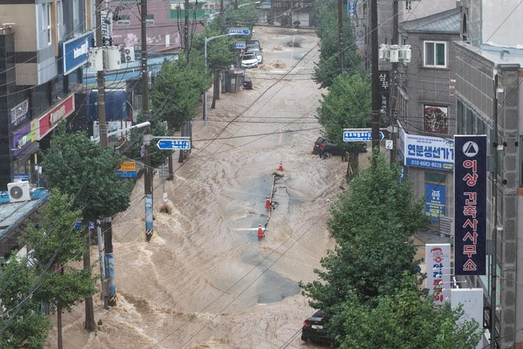 South Korea Extreme Weather Heavy Rain