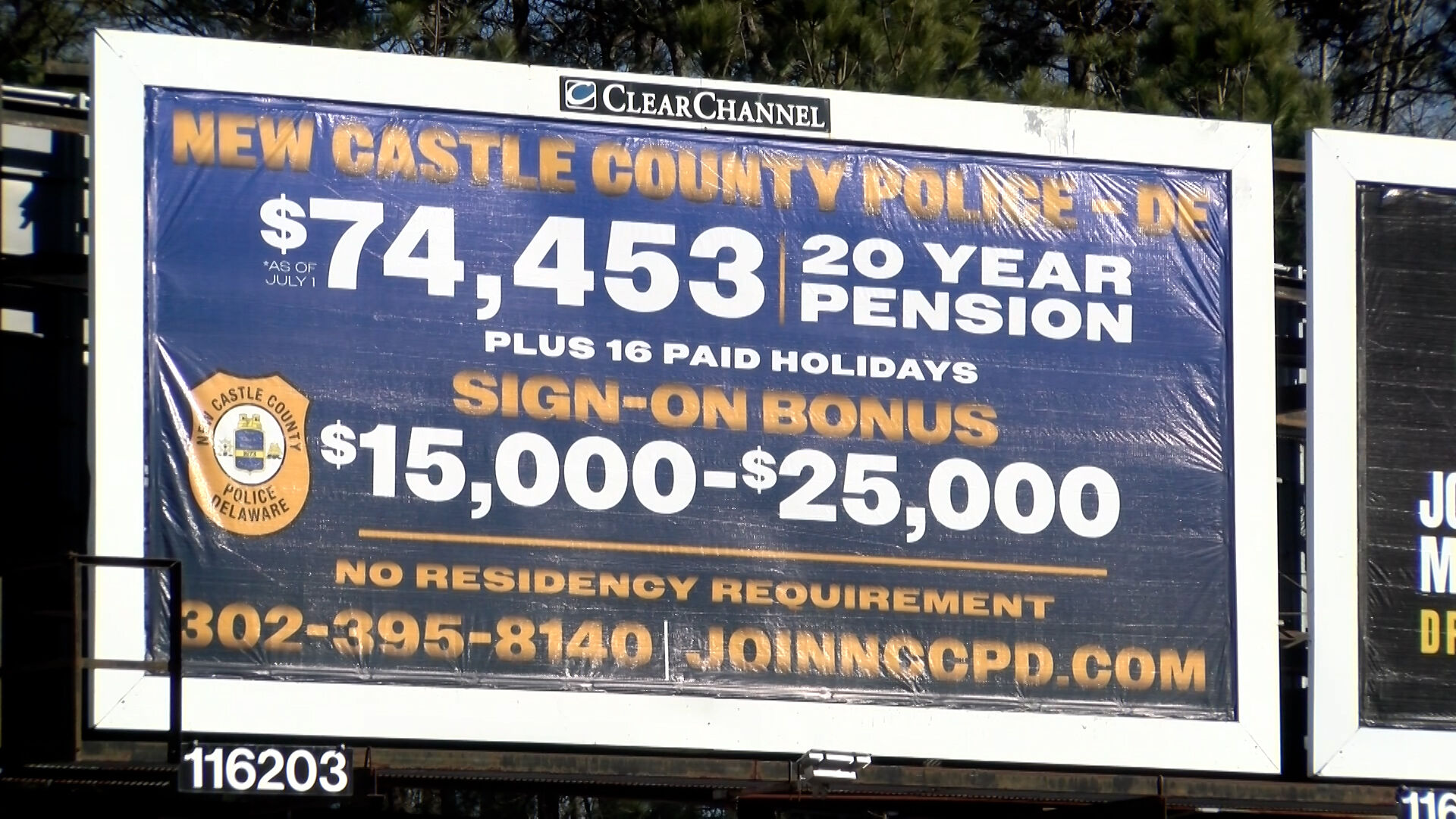 Out-of-state police recruiting billboards highlight competition in ...