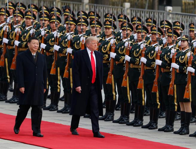 US Trump China Pomp