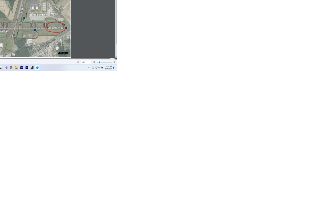 Easton Airport's Airfield Modernization Circled Plans