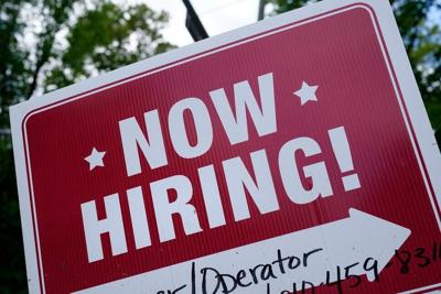 Now hiring sign