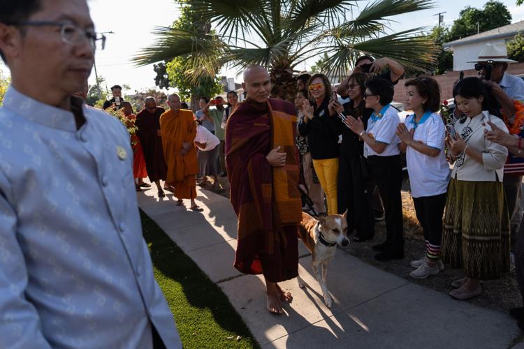 Walk for Peace Buddhist Monk