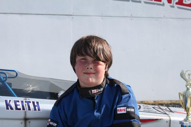 JR 1 DRAGSTER WINNER KEITH RIDDLE